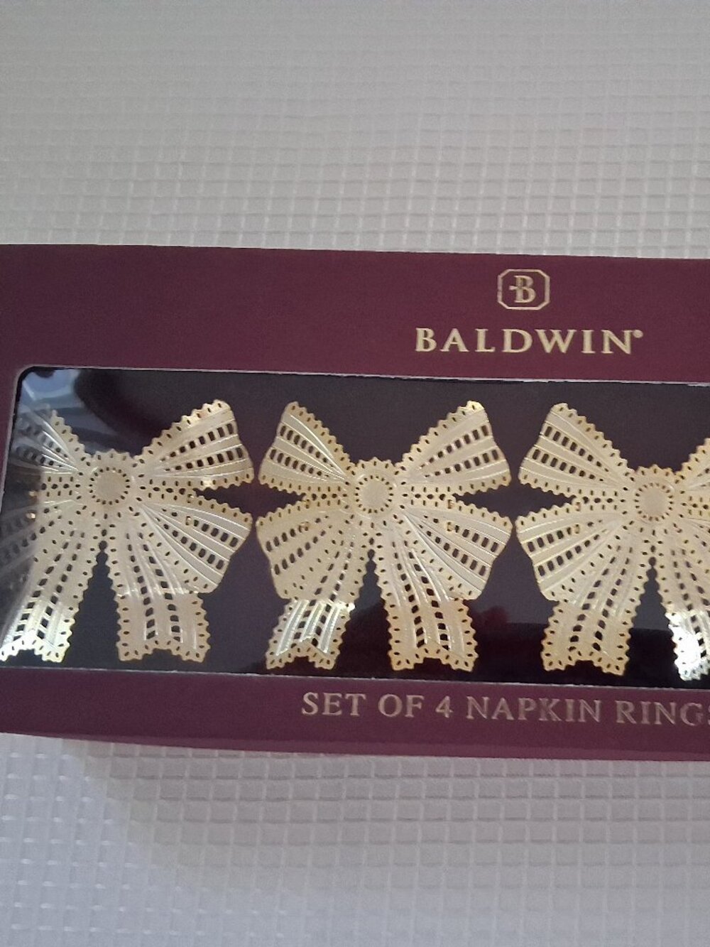 Vintage Baldwin Brass Napkin Rings (set of 12)